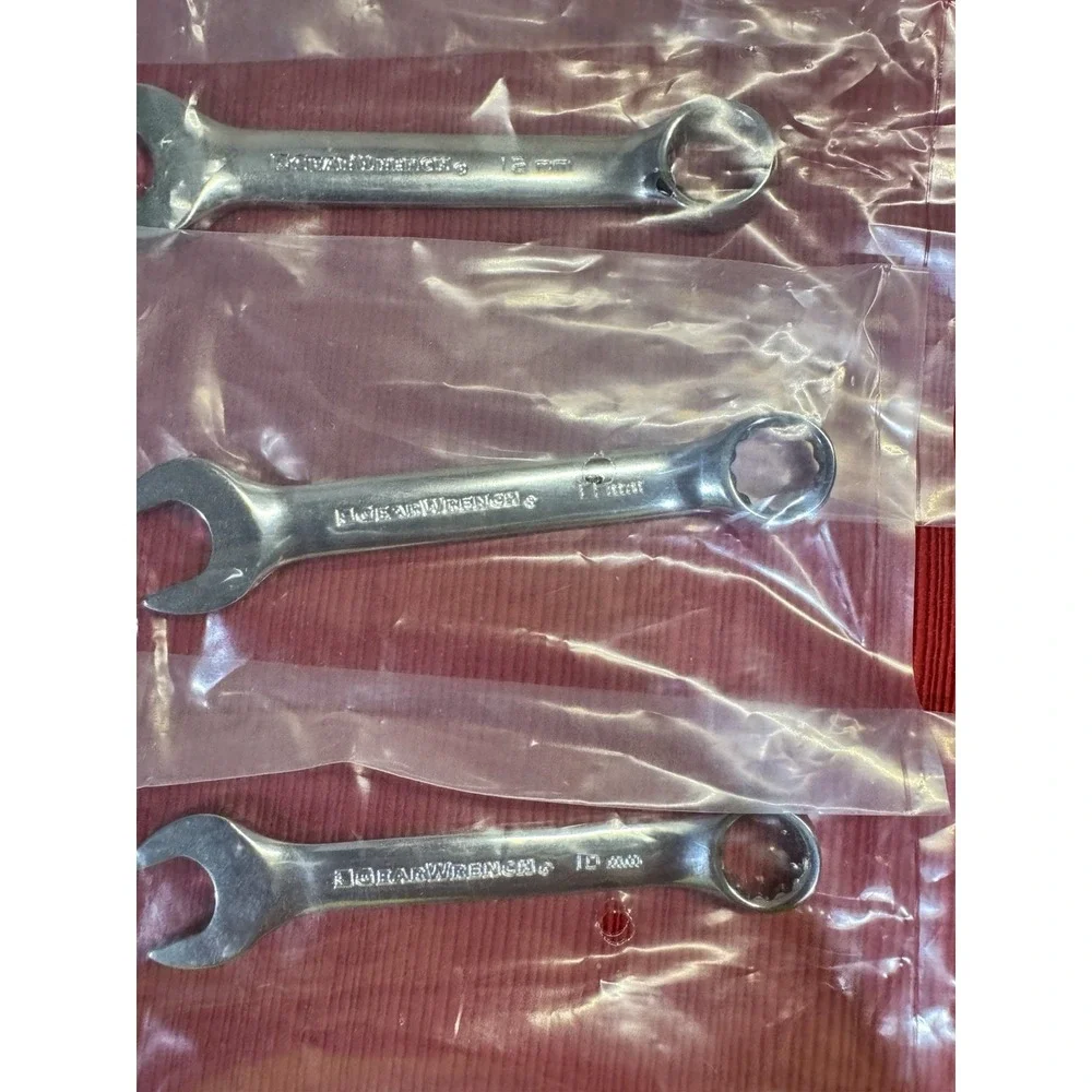 GearWrench 81904 10 Pc Metric Stubby Fixed Combination Wrench Set NEW